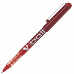 Rašiklis Pilot V-Ball, 0.5 mm, raudonas
