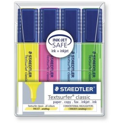 Teksto spalviklių rinkinys STAEDTLER Textsurfer Classic, 4 spalvos