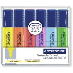 Teksto spalviklių rinkinys STAEDTLER Textsurfer Classic, 6 spalvos