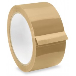 Pakavimo juosta ACRYLIC, 48 mm x 54 m, ruda