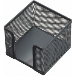 Dėžutė užrašų lapeliams, metalinė, juoda