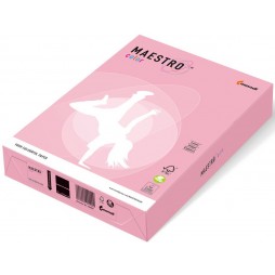 Spalvotas popierius MAESTRO COLOR, 160g/m2, A4, 250 lapų, rožinė (Pink)