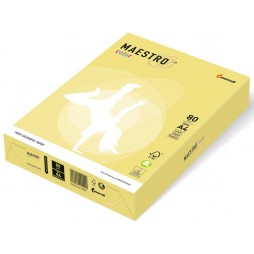 Spalvotas popierius MAESTRO COLOR, 80g/m2, A4, 500 lapų, citrinos (Lemon Yellow)