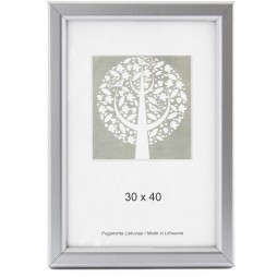 Rėmelis A3 formato, plastikinis, sidabrinis