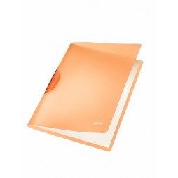 Aplankas su spaustuku LEITZ, A4, oranžininis