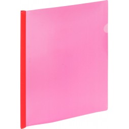 Aplankas su spaustuku GRAND, A4, raudonas