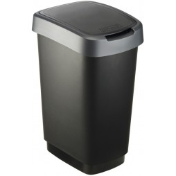 Šiukšliadėžė ROTHO Twist, 25 l, juoda