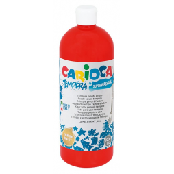 Guašas CARIOCA, 1000 ml, raudonas