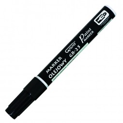 Aliejinis permanentinis žymeklis GR-25, 2 mm, juodas