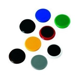 Magnetas ALCO, 13mm, žalias, 1 vnt.