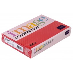 Spalvotas popierius IMAGE COLORACTION Chile, 160g/m2, A4, 250 lapų, ryškiai raudona (Deep Red)