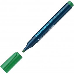 Permanentinis žymeklis SCHNEIDER Maxx 133, kirsta galvutė, 1-4 mm, žalias