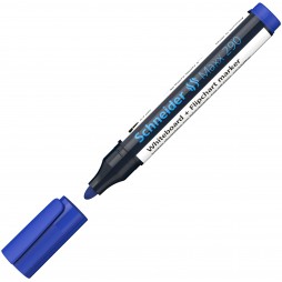 Žymeklis baltai lentai ir bloknotams SCHNEIDER Maxx 290, 2-3 mm, mėlynas