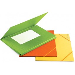 Aplankas su guma FORPUS, kartoninis, A4, mėlynas