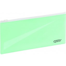 Dėklas su užtrauktuku GRAND, DL, 240x118 mm, žalias