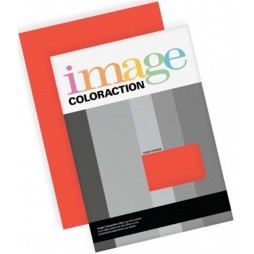 Spalvotas popierius IMAGE COLORACTION, 160g/m2, A4, 50 lapų, ryškiai raudona (Scarlet)