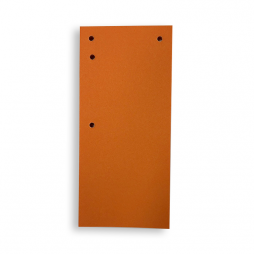 Skirtukai SM-LT, 110x235 mm, 50 vnt., kartoniniai, oranžiniai