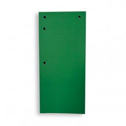 Skirtukai SM-LT, 110x235 mm, 50 vnt., kartoniniai, žali