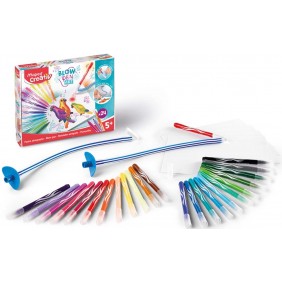 Pučiamų flomasterių...