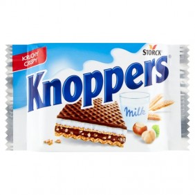 Traškūs vafliukai KNOPPERS,...