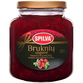 SPILVA bruknių uogienė, 380g