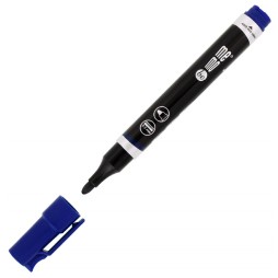 Permanentinis žymeklis MEMOBE, apvali galvutė, mėlynas