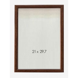 Rėmelis nuotraukoms, medinis, 21x30 cm (A4), tamsiai rudas