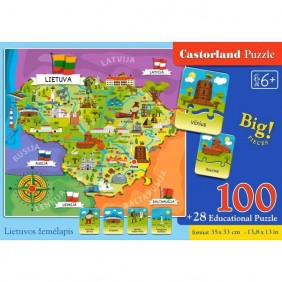 Castorland dėlionė Lietuvos...