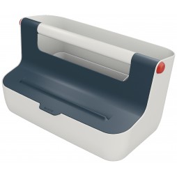 Daiktadėžė LEITZ COSY, su rankena, pilka