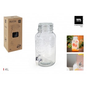 Stiklainis su čiaupu, 4 l,...