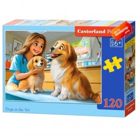 Castorland dėlionė Dogs at...