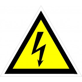 Lipdukas ĮSPĖJIMAS! ELEKTRS...