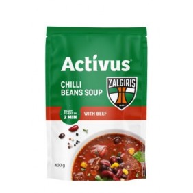 Aštri pupelių sriuba...