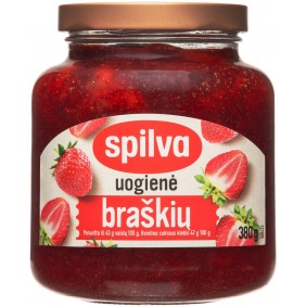SPILVA Uogienė Braškių 380g