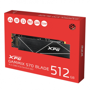 Formffactor Blade Card ADATA | XPG Gammix S70 BLADE | 512 GB | SSD form factor M.2 2280 ...