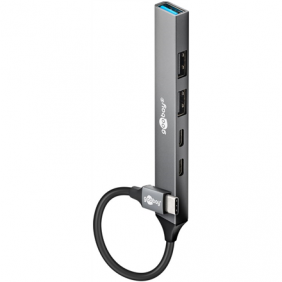 Goobay Slim 5-Port USB Hub,...