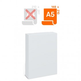 Popierius PLAIN WHITE, 80...