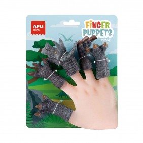 Pirštų lėlės dinozauras...