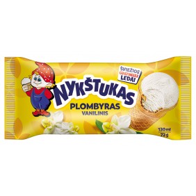 Ledai vafliniame puodelyje...