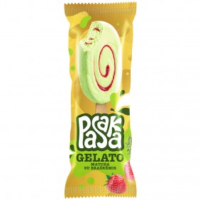 Grietininiai ledai ant...