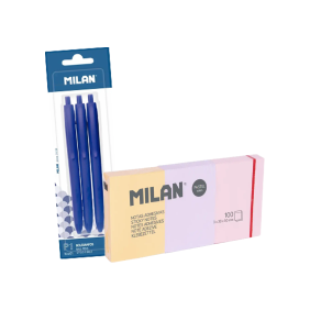 MILAN lipnūs lapeliai ir tušinukas