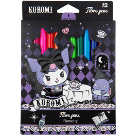 Flomasteriai KUROMI, 12 vnt.