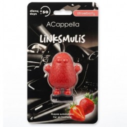 Automobilių kvapas ACAPPELLA LINKSMULIS, Strawberry, 1 vnt
