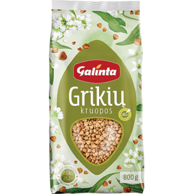 Grikių kruopos GALINTA, 800 g