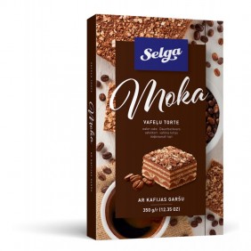 Vaflinis tortas SELGA Moka,...