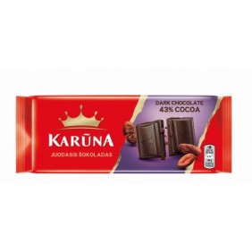 Šokoladas KARŪNA, juodasis,...